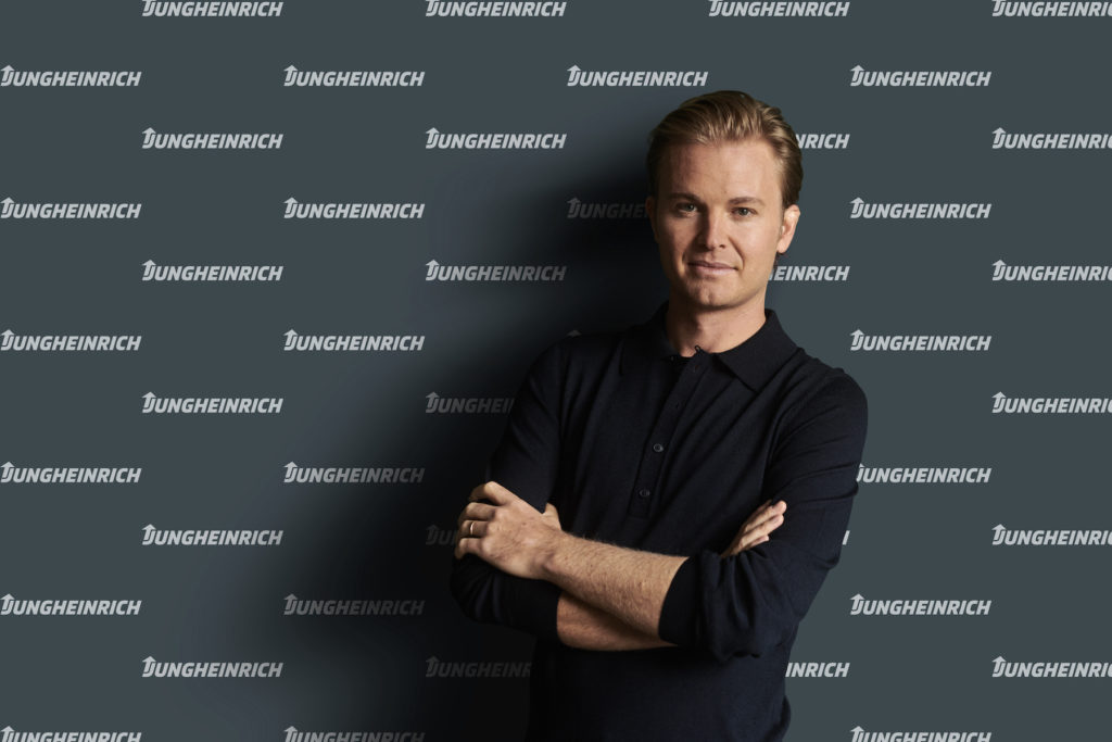Nico Rosberg, embajador de marca de Jungheinrich