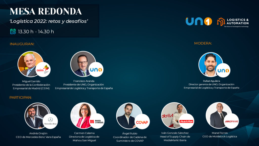 UNO analiza con grandes empresas los retos de la log&iacute;stica y el transporte en 2022