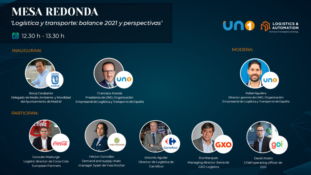 UNO analiza con grandes empresas los retos de la log&iacute;stica y el transporte en 2022